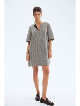 H&M - Women Black Short-Sleeved Dress