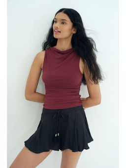 H&M - Women Red Draped Top