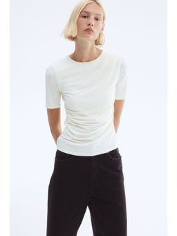 H&M - Women White Draped Top