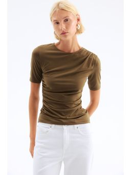 H&M - Women Green Draped Top