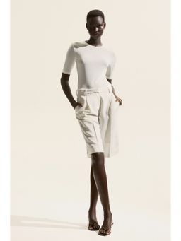 H&M - Women White Fitted T-Shirt