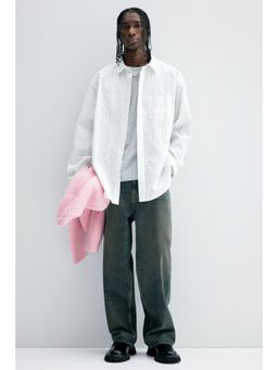 H&M - Men White Relaxed Fit Shirt