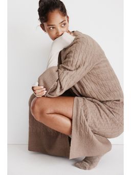 H&M - Women Beige Cable-Knit Maxi Dress