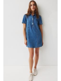H&M - Women Blue Denim Dress