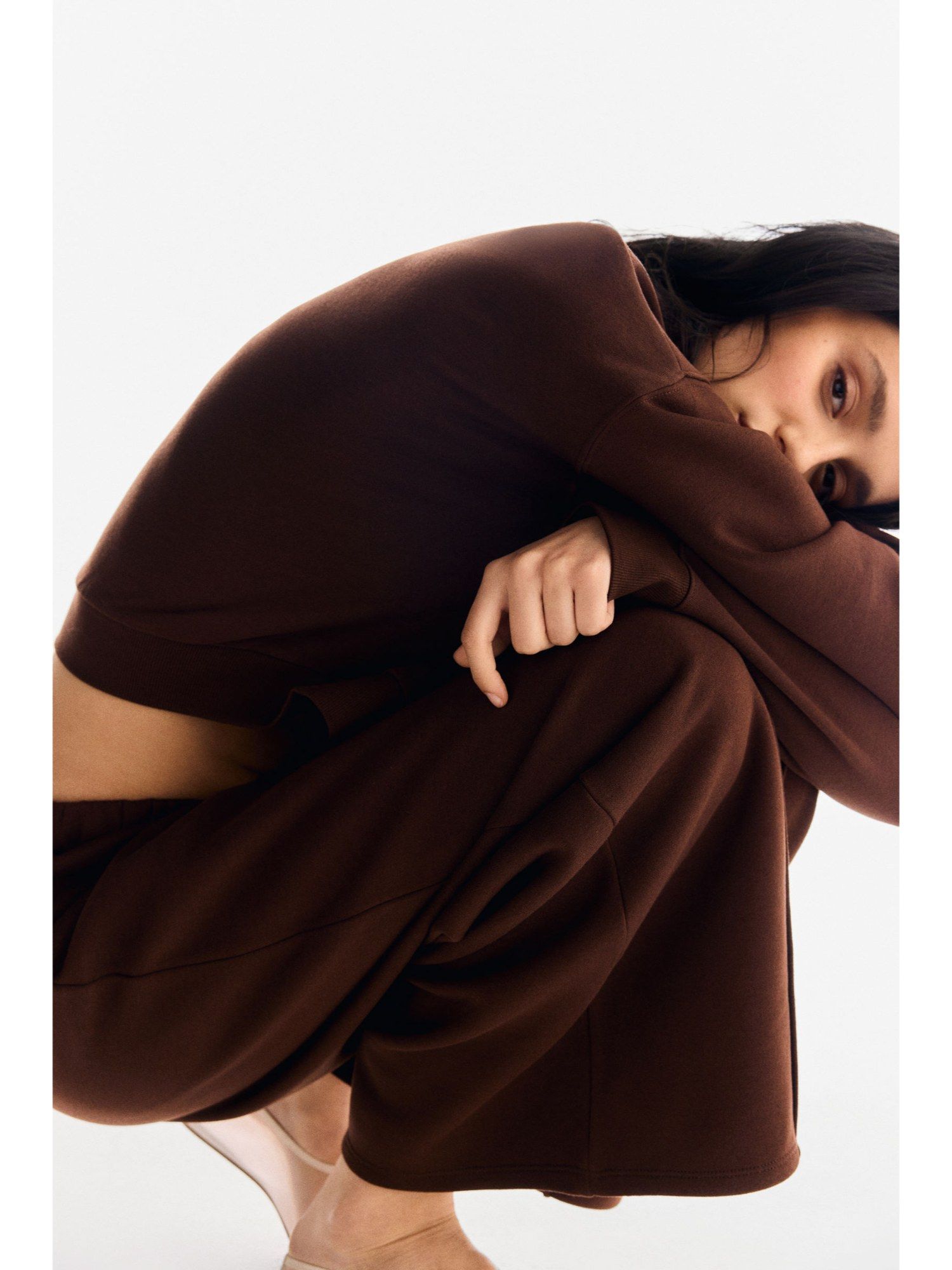 h&m Women Brown 2-Piece Sweatshirt-picture-17