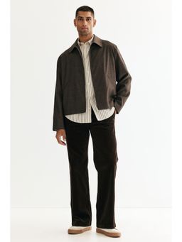 H&M - Men Brown Regular Fit Jacket