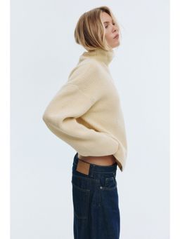 H&M - Women Yellow Zip-Through Cardigan