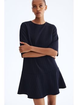 H&M - Women Blue Circle-Skirt Shift Dress