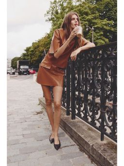 H&M - Women Yellow Coated Top