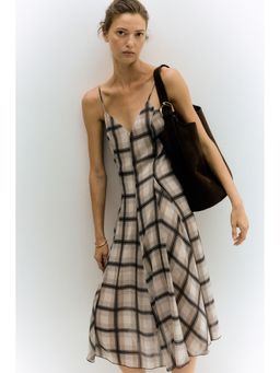 H&M - Women Beige Fla Strappy Dress