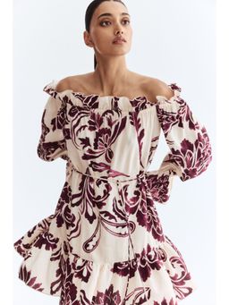 H&M - Women Pink Off-The-Shoulder Dress