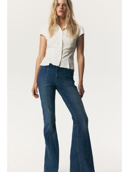 H&M - Women White Short-Sleeved Shirt