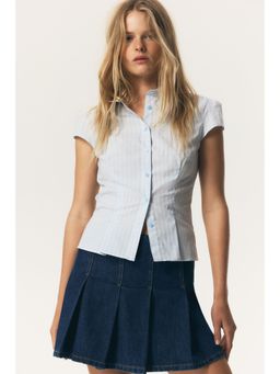 H&M - Women Multi-Color Short-Sleeved Shirt