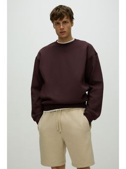 H&M - Men Purple Loose Fit Sweatshirt
