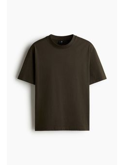 H&M - Men Green Loose Fit T-Shirt
