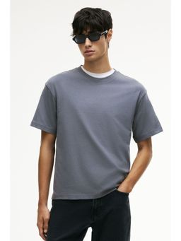 H&M - Men Grey Loose Fit T-Shirt