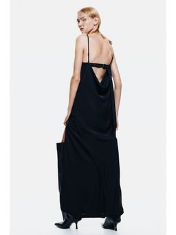 H&M - Women Black Belt-Detail Strappy Dress
