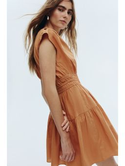 H&M - Women Orange Cotton Dress