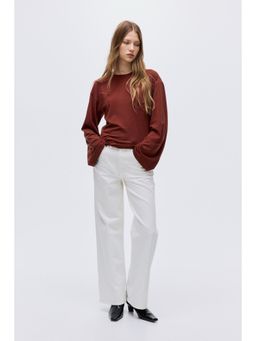 H&M - Women Orange Long-Sleeved Top