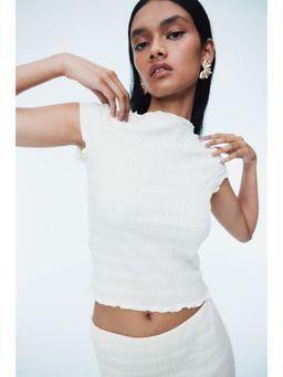 H&M - Women White Smocked Top