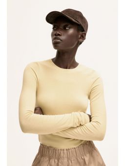 H&M - Women Yellow Long-Sleeved Top