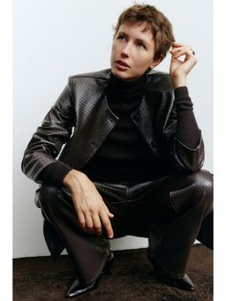 H&M - Women Brown Coated Jacket