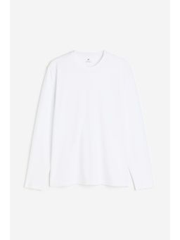 H&M - Men White Slim Fit Jersey Top