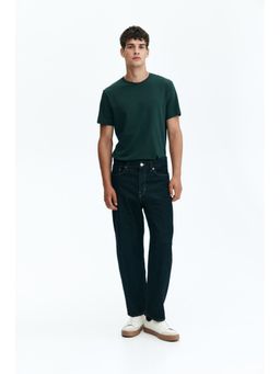 H&M - Men Green Slim Fit T-Shirt