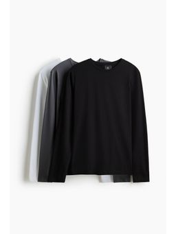H&M - Men 3-Pack Slim Fit Jersey Tops