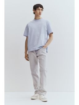 H&M - Men Blue Loose Fit T-Shirt