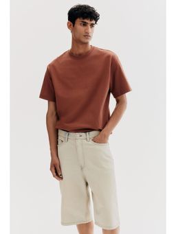 H&M - Men Orange Loose Fit T-Shirt