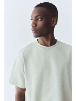H&M - Men Green Loose Fit T-Shirt
