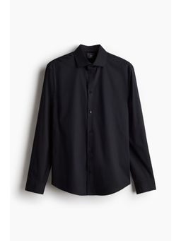 H&M - Men Black Slim Fit Shirt