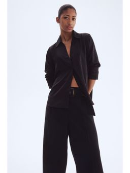 H&M - Women Black V-Neck Blouse