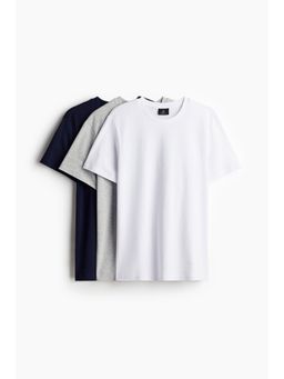 H&M - Men 3-Pack Regular Fit T-Shirts