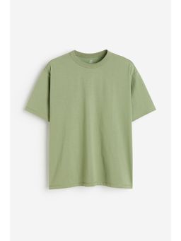 H&M - Men Green Coolmax Loose Fit T-Shirt