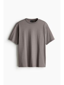 H&M - Men Grey Coolmax Loose Fit T-Shirt