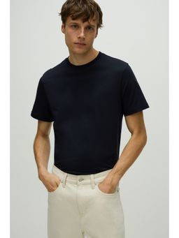 H&M - Men Blue Coolmax Regular Fit T-Shirt