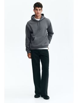 H&M - Men Grey Loose Fit Hoodie