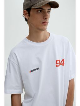 H&M - Men White Loose Fit T-Shirt