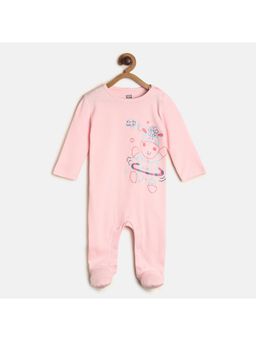 MINI KLUB - Baby Girls Pink Sleep Suit