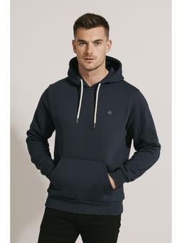 Parcel Yard - Men Full Sleeve Navy Blue Hoodie