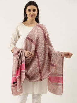 Pashmoda - Women Pink Kaani Woollen Stole