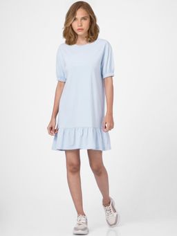ONLY - Women Solid Blue Dress