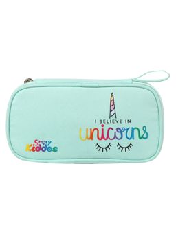 Smily Kiddos - Zipper Pencil Pouch unicorn Seagreen