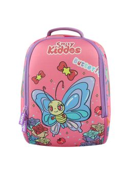 Smily Kiddos - Preschool Backpack Butterfly Theme Light Pink