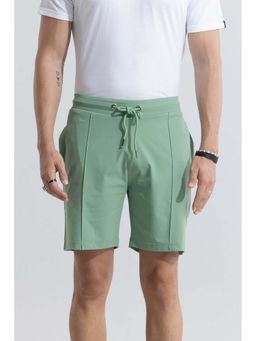 Snitch - Pleated Green Shorts