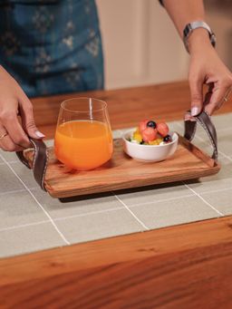 IREKA HOMES - Acacia Wood Serving Platter