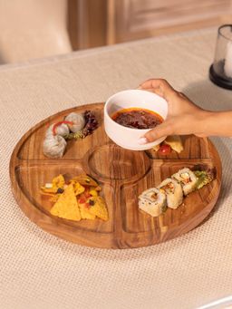 IREKA HOMES - Roll n Dip Lazy Susan Serving Board