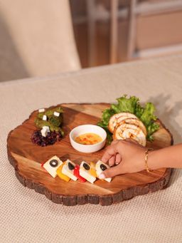 IREKA HOMES - Vriksha Lazy Susan Serving Board